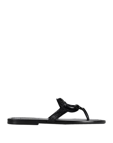 See By Chloé Woman Thong Sandal Black Size 9 Soft Leather