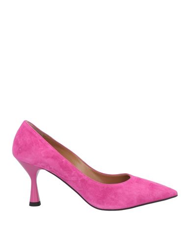 Shop Islo Isabella Lorusso Woman Pumps Fuchsia Size 7 Soft Leather In Pink