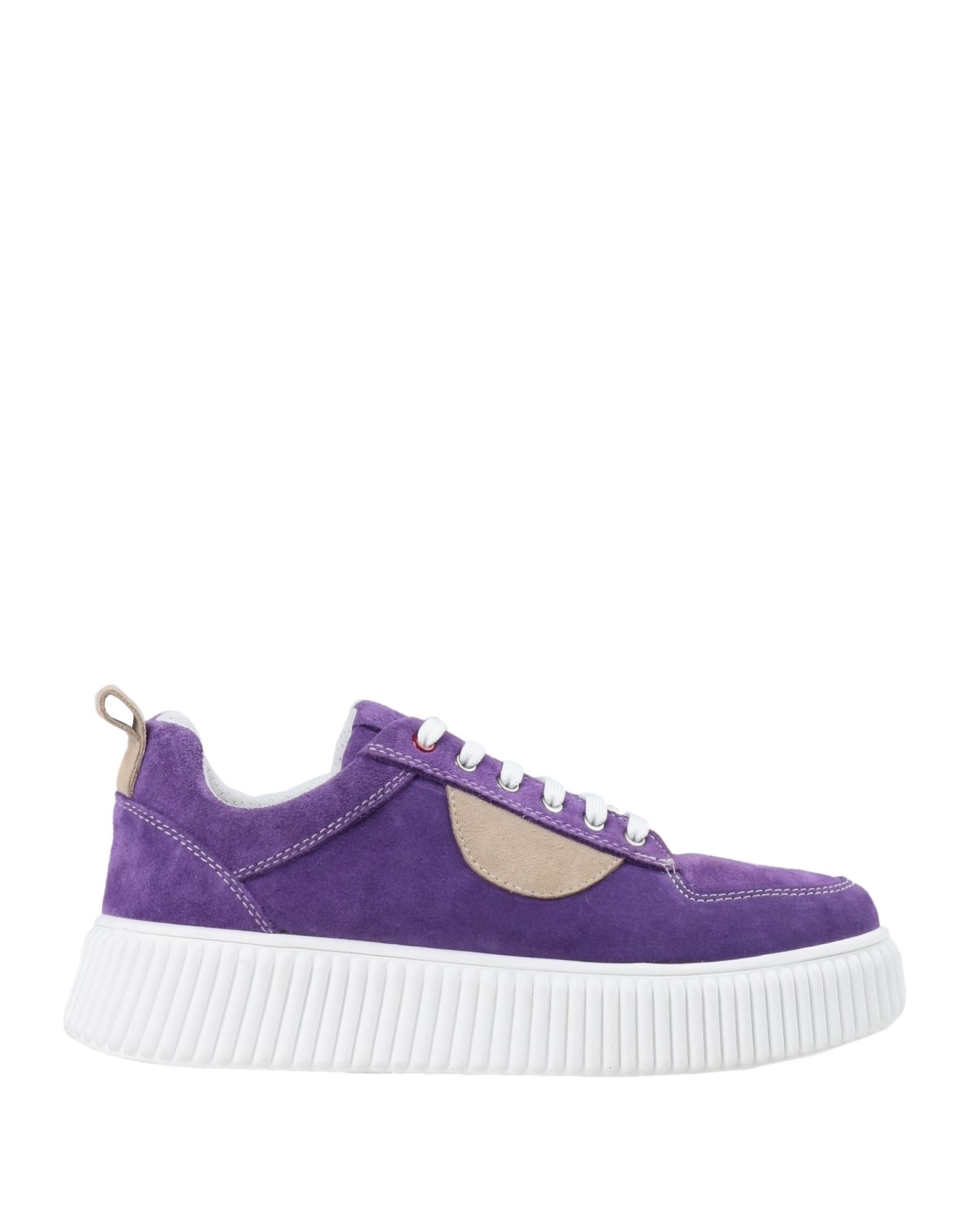 Max & Co . Woman Sneakers Purple Size 7 Soft Leather