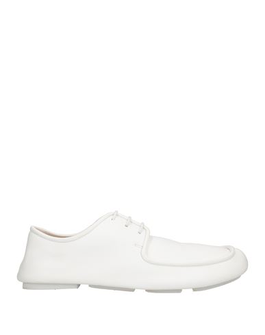 Shop Marsèll Man Lace-up Shoes White Size 9 Soft Leather