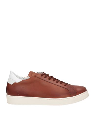 Na1964 Man Sneakers Tan Size 7 Soft Leather In Brown