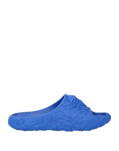Shop Versace Man Sandals Blue Size 6 Rubber