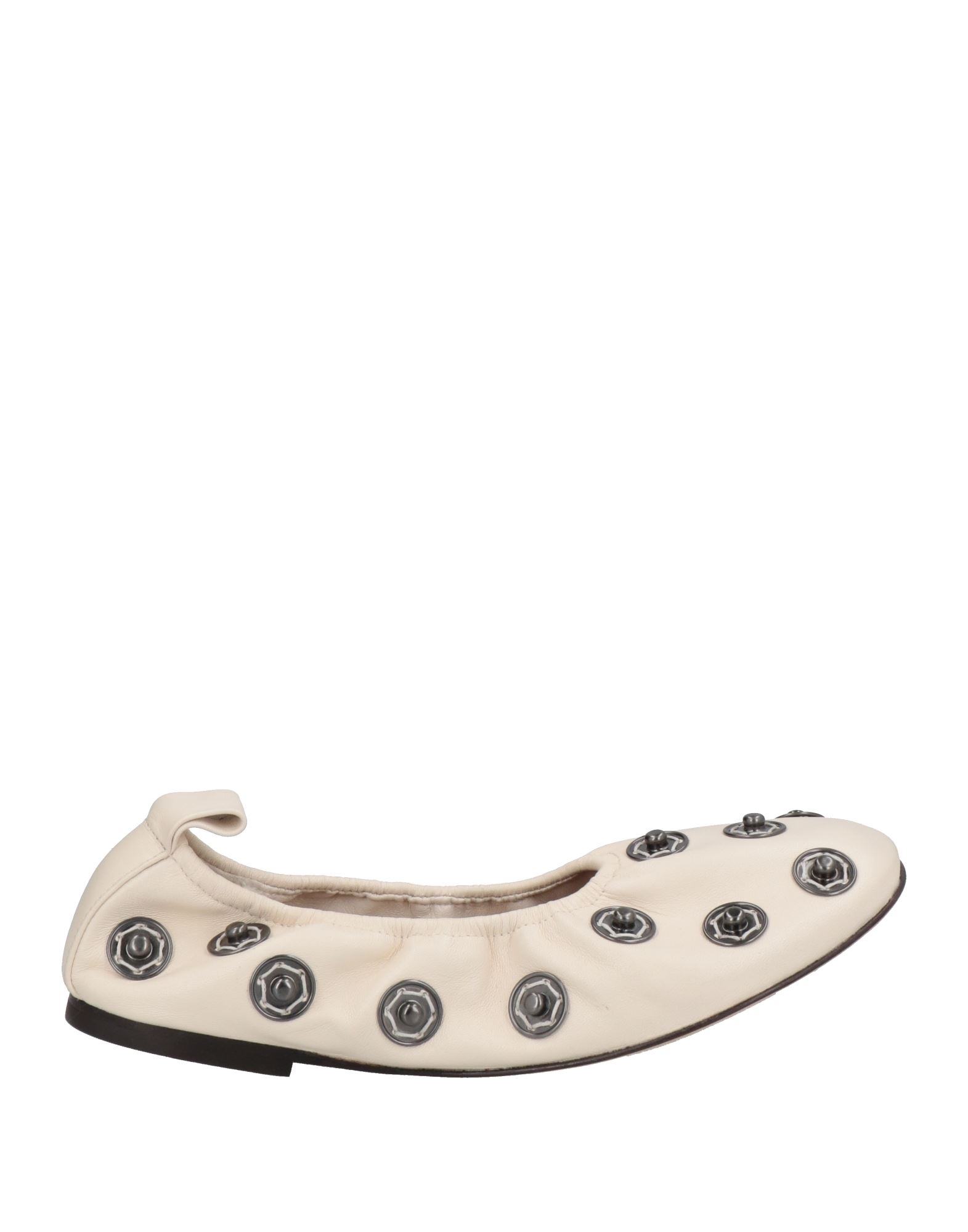 Tory Burch Ballet Flats In White