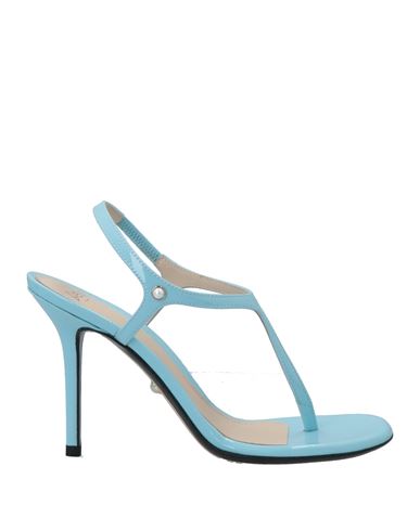 Alevì Milano Aleví Milano Woman Toe Strap Sandals Sky Blue Size 9.5 Soft Leather