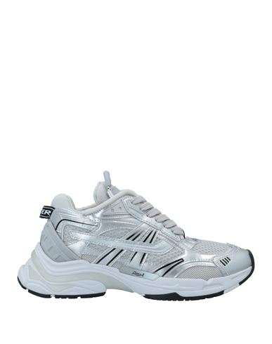 Ash Woman Sneakers Silver Size 11 Textile Fibers