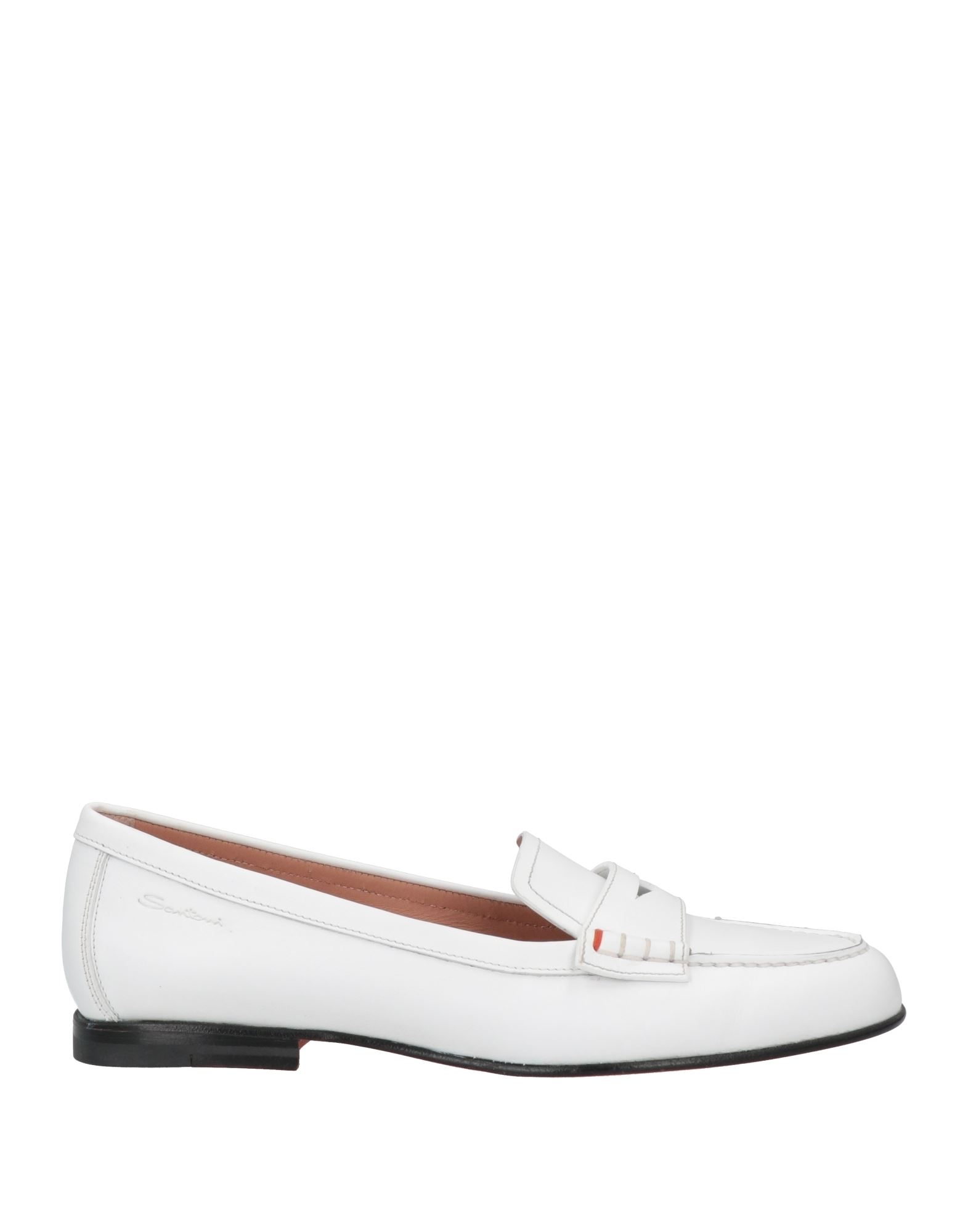 Santoni Loafers In White
