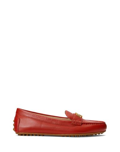 Lauren Ralph Lauren Woman Loafers Brick Red Size 9.5 Bovine Leather