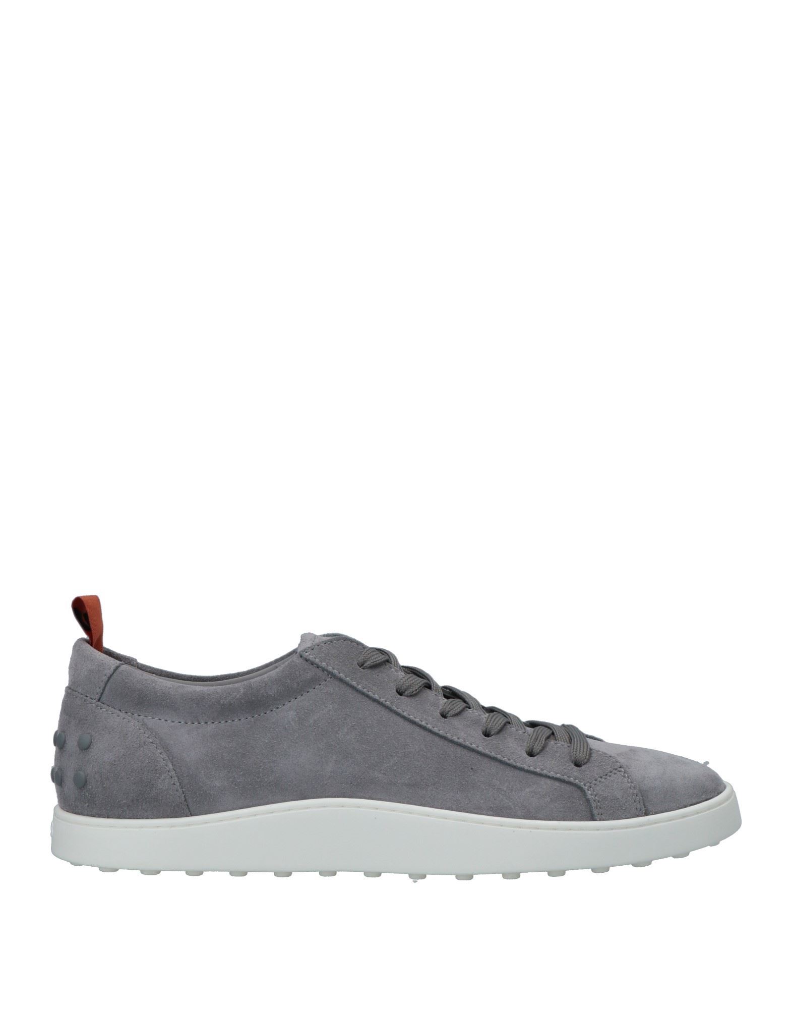 Tod's Man Sneakers Grey Size 11.5 Soft Leather