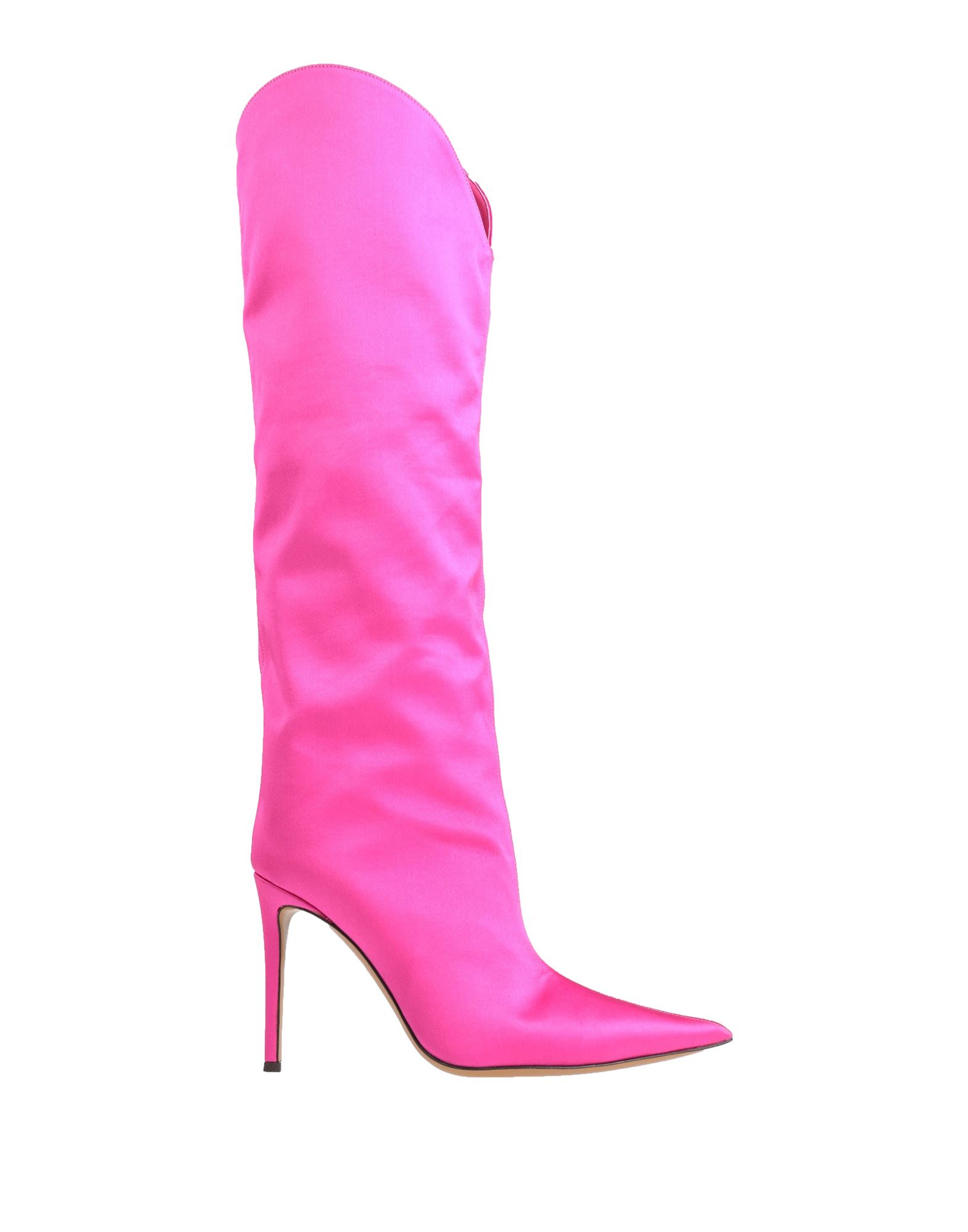 Alexandre Vauthier Knee Boots In Pink