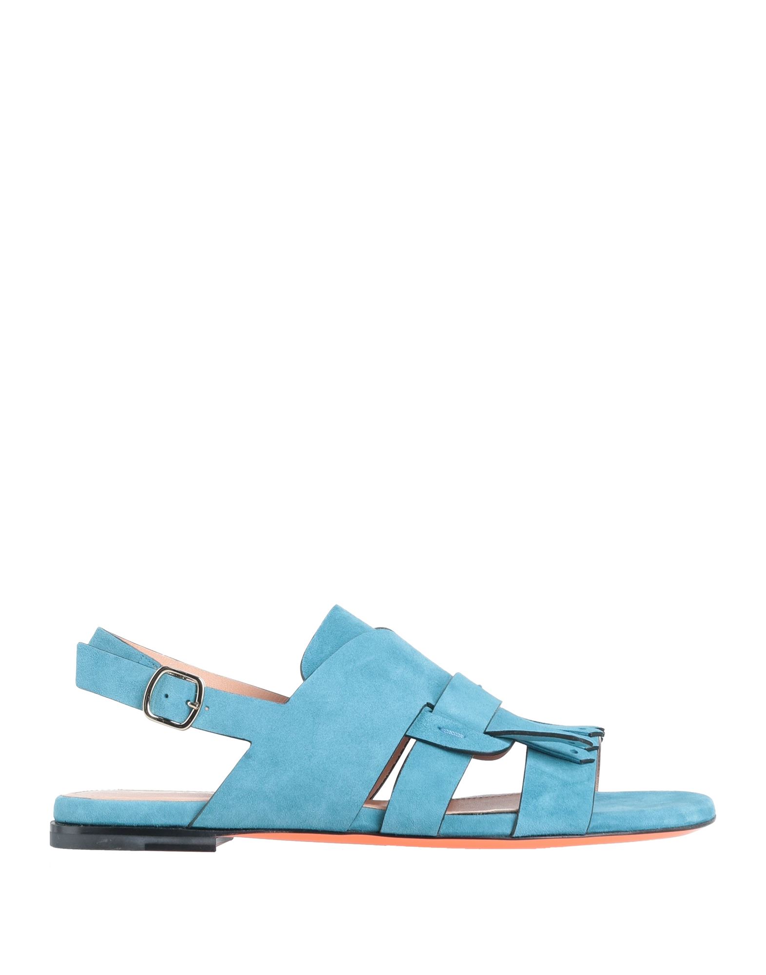 Santoni Sandals In Blue