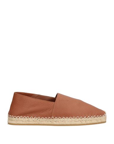 Valentino Garavani Man Espadrilles Tan Size 7.5 Soft Leather