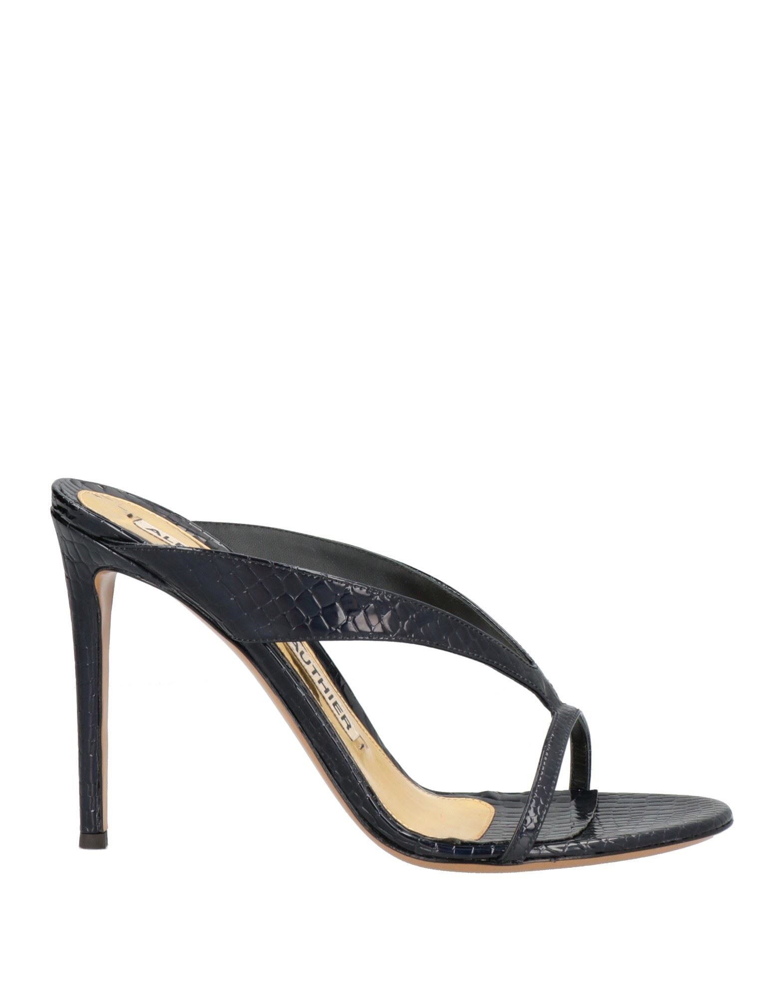 Alexandre Vauthier Toe Strap Sandals In Black