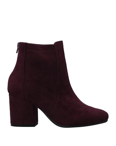 Albano Woman Ankle Boots Deep Purple Size 9 Textile Fibers