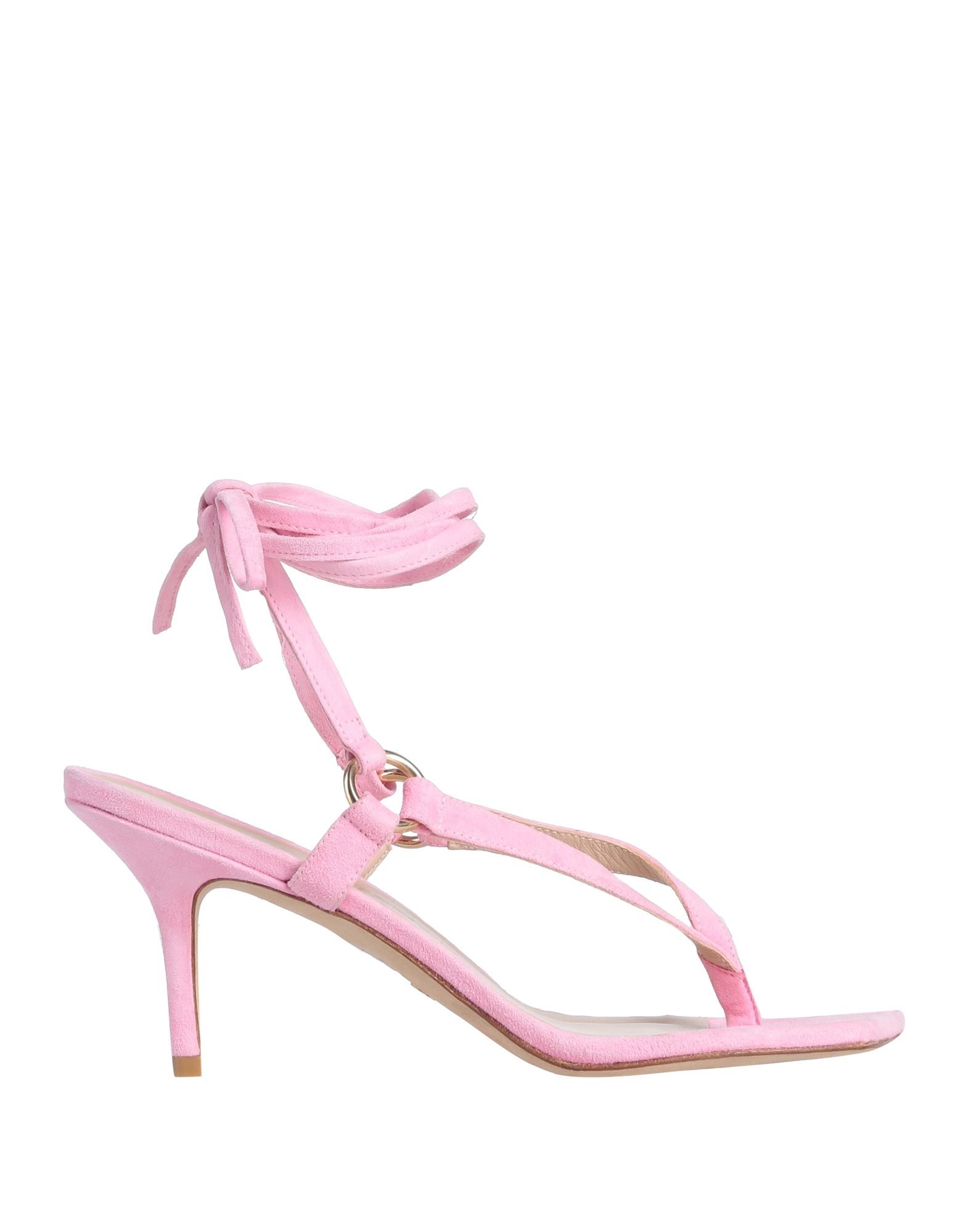 Stuart Weitzman Toe Strap Sandals In Pink