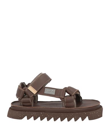 Suicoke Marsèll X  Woman Sandals Chocolate Brown Size 7 Leather In Brown