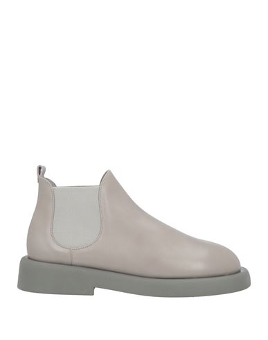 Marsèll Woman Ankle Boots Light Grey Size 8 Calfskin In Grey