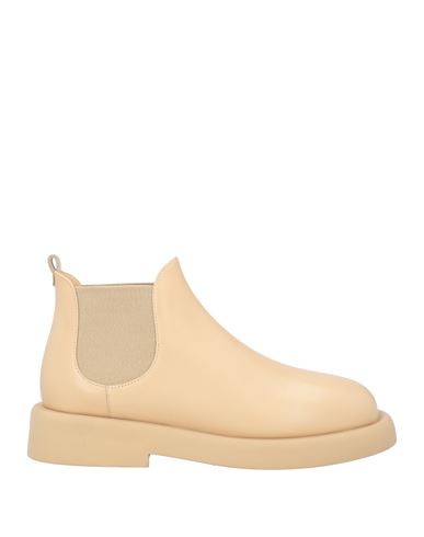Marsèll Woman Ankle Boots Beige Size 8 Calfskin In Beige