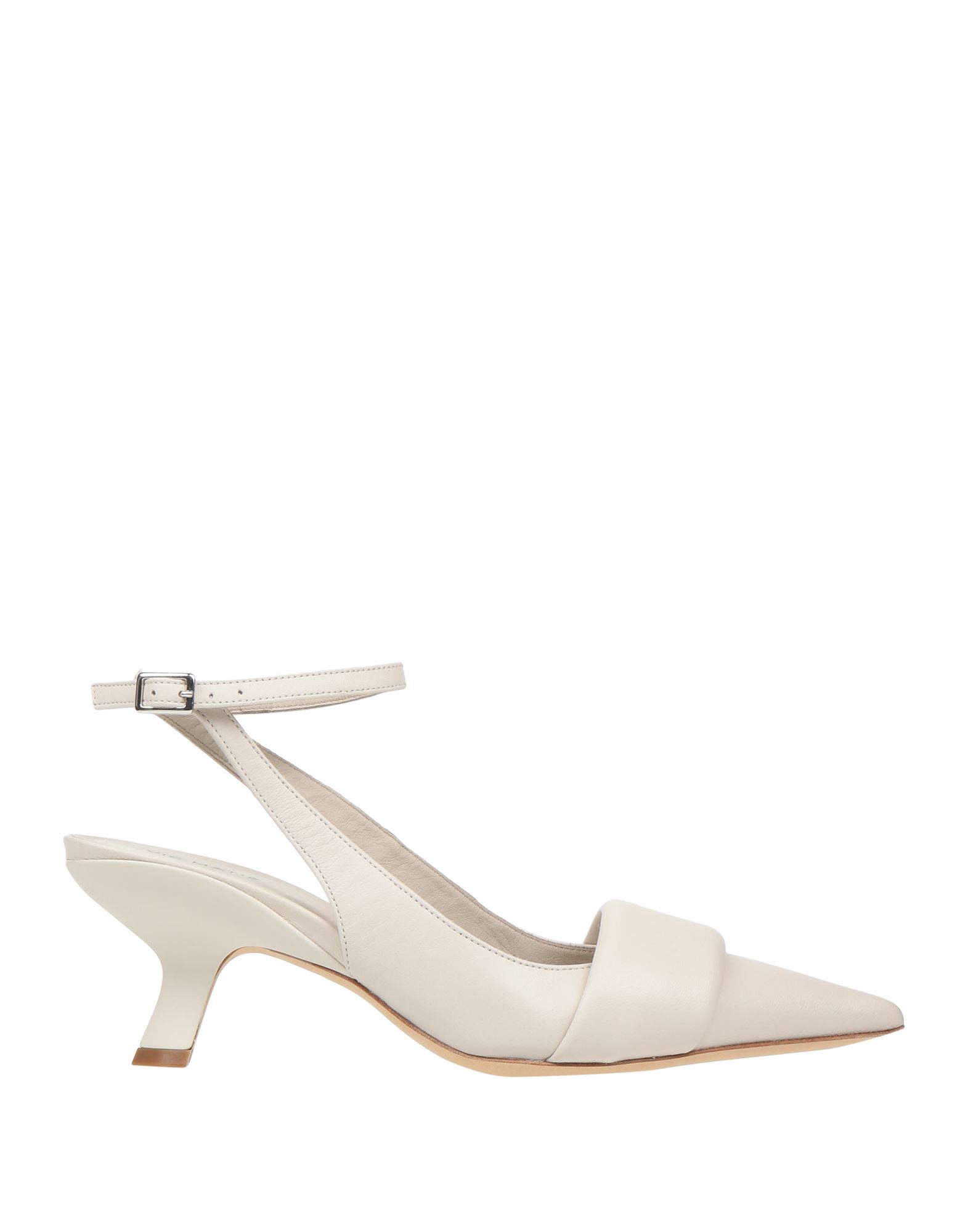 Vic Matie 65mm Heeled Leather Pumps In Off White