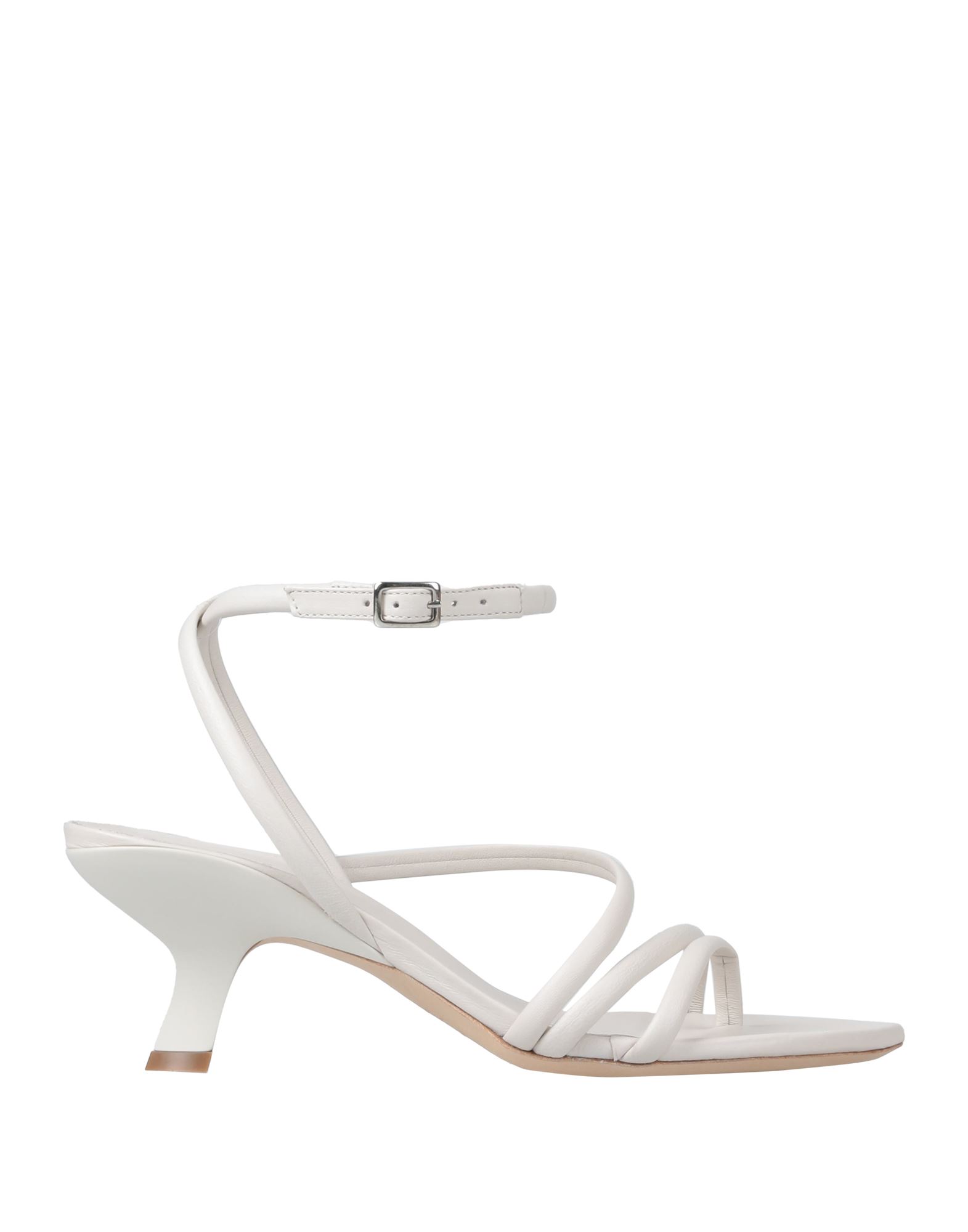 Vic Matie Toe Strap Sandals In Off White