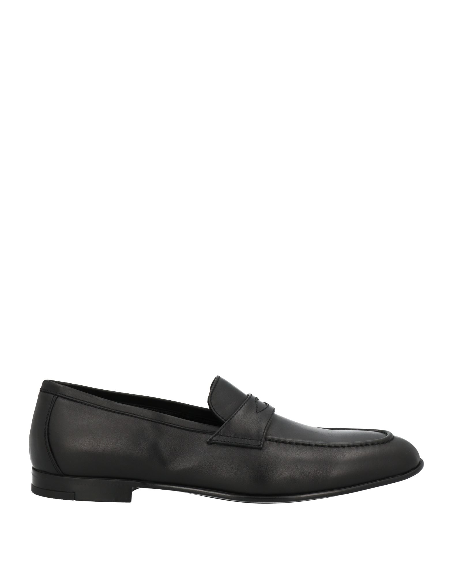 Doucal's Man Loafers Black Size 10 Calfskin