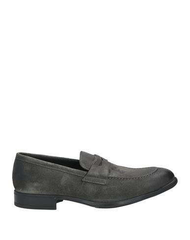 Doucal's Man Loafers Lead Size 9 Leather In Grey