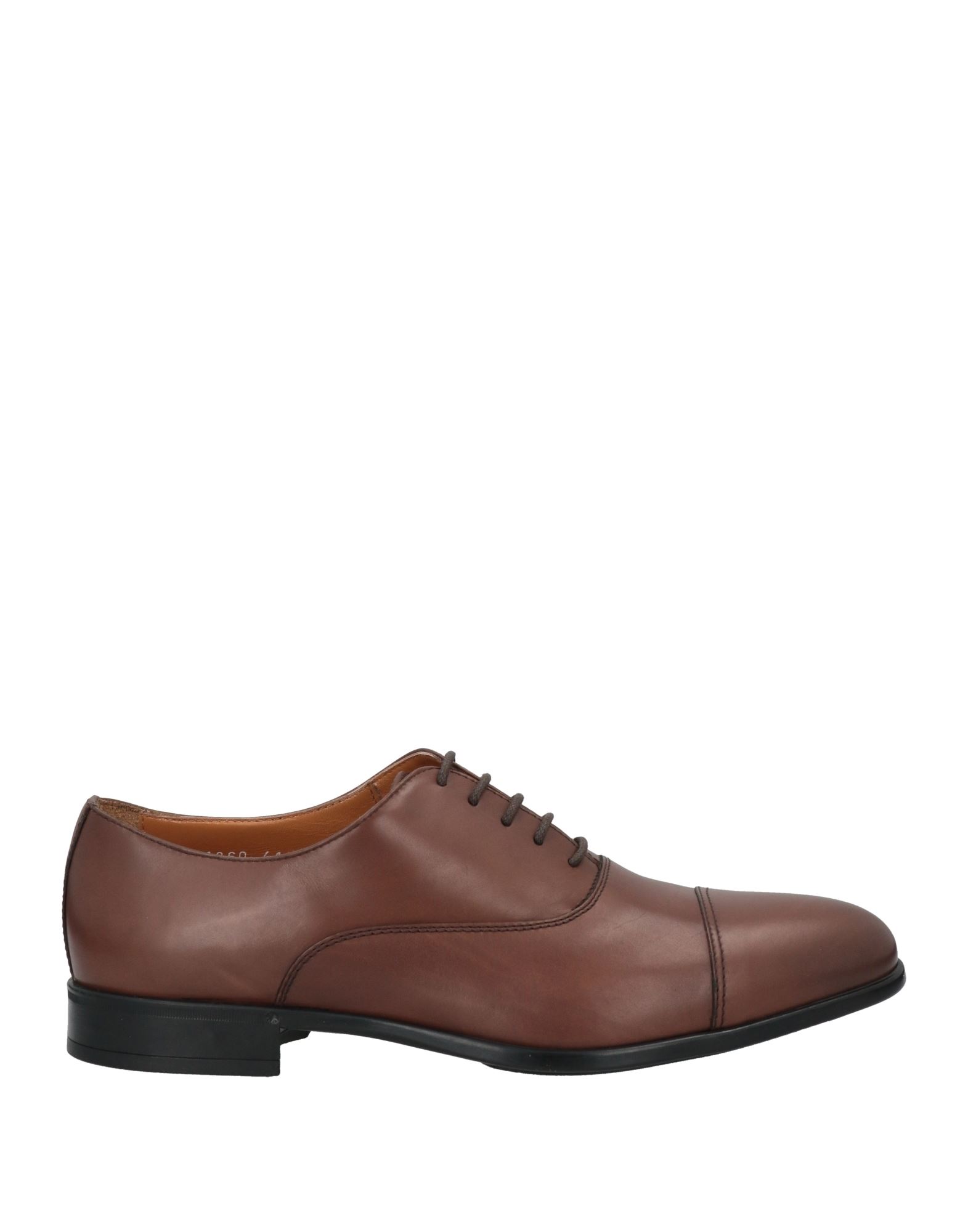 Doucal's Man Lace-up Shoes Brown Size 9 Calfskin