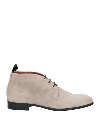 Doucal's Man Ankle Boots Light Grey Size 9 Leather In Grey