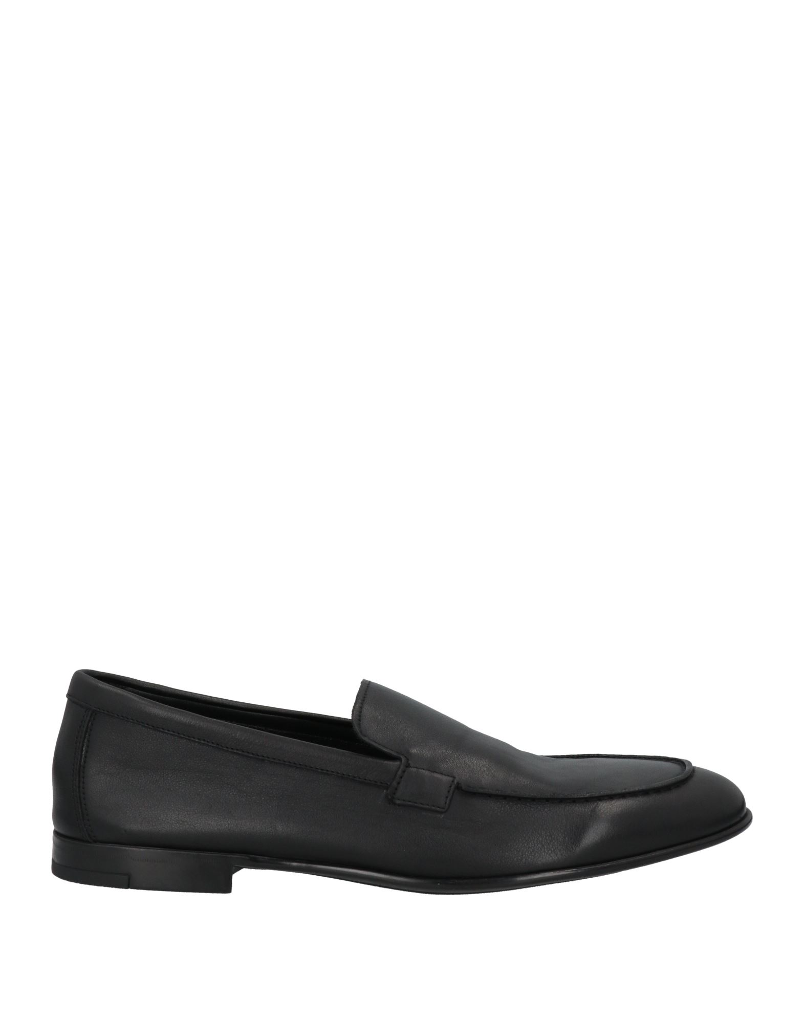 DOUCAL'S DOUCAL'S MAN LOAFERS BLACK SIZE 13 SOFT LEATHER
