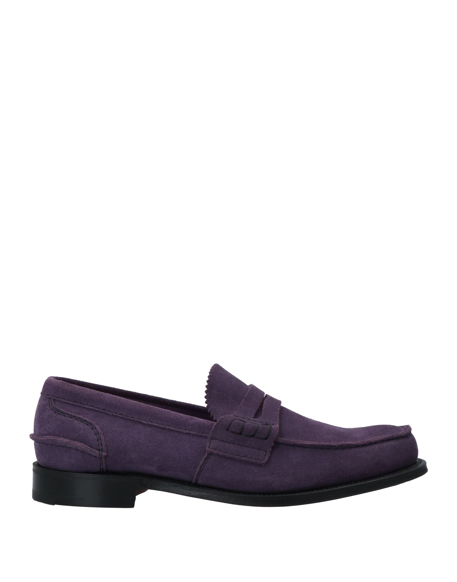 Church's Man Loafers Purple Size 7 Soft Leather