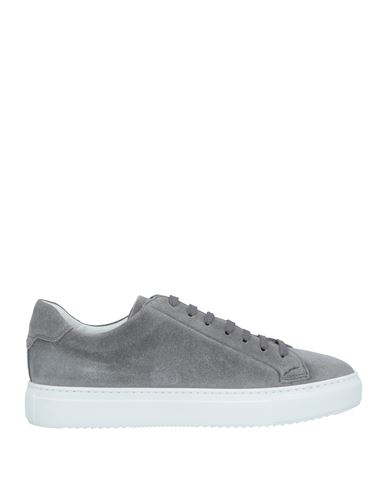 Doucal's Man Sneakers Grey Size 7 Soft Leather