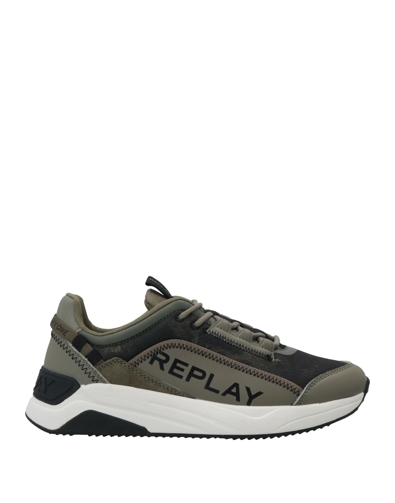 REPLAY, Military green Men's Sneakers