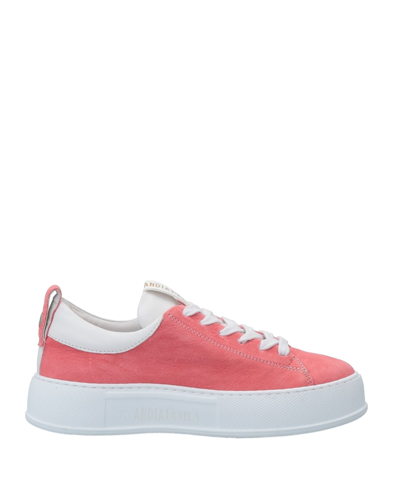Andìa Fora Woman Sneakers Coral Size 10 Soft Leather In Red