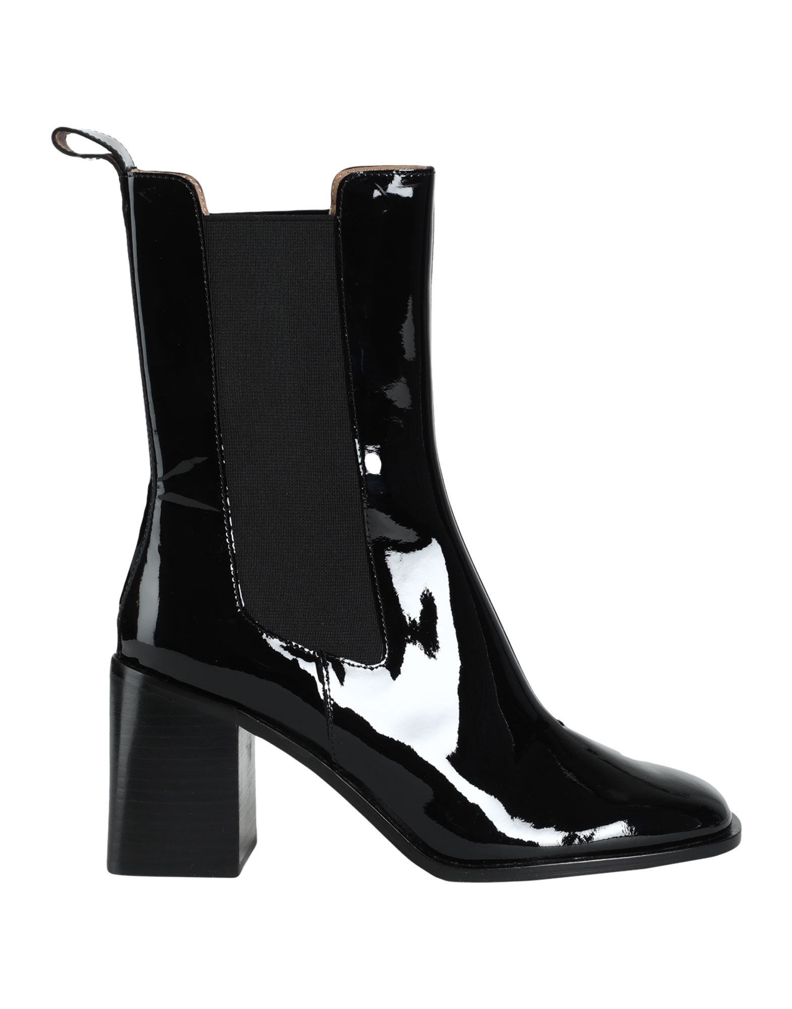 Other Stories Heeled Leather Chelsea Boots In Black