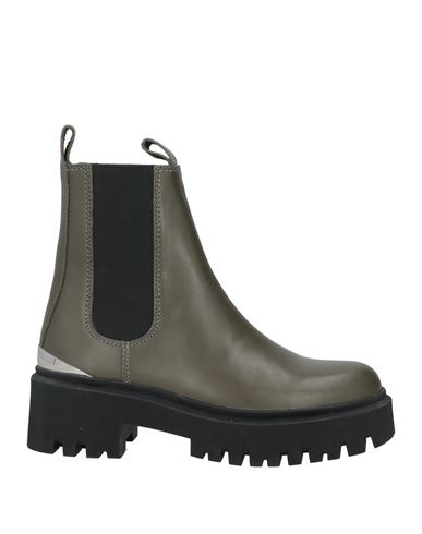 Maje Chelsea Boots With Platform Sole In Green