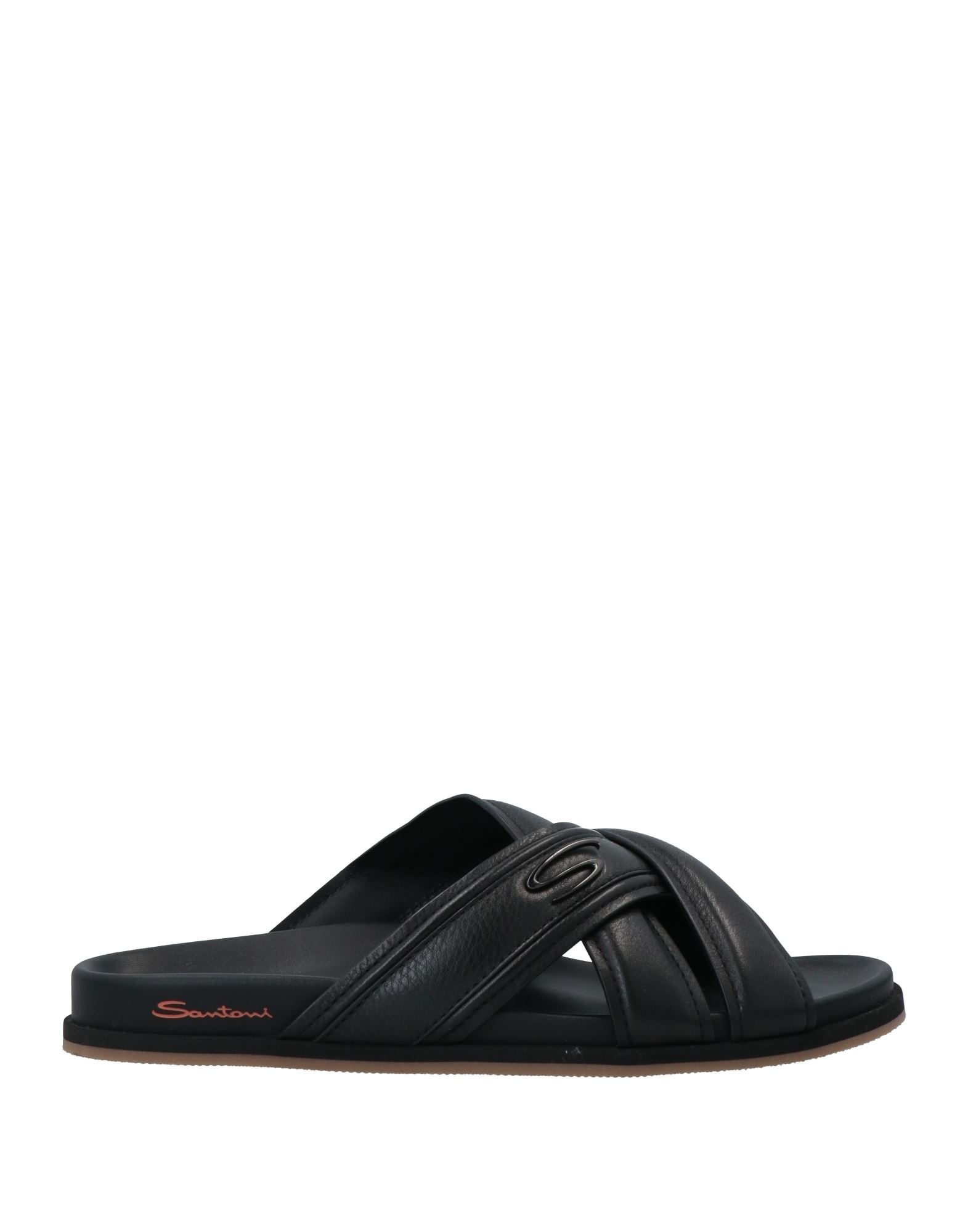 Santoni Sandals In Black