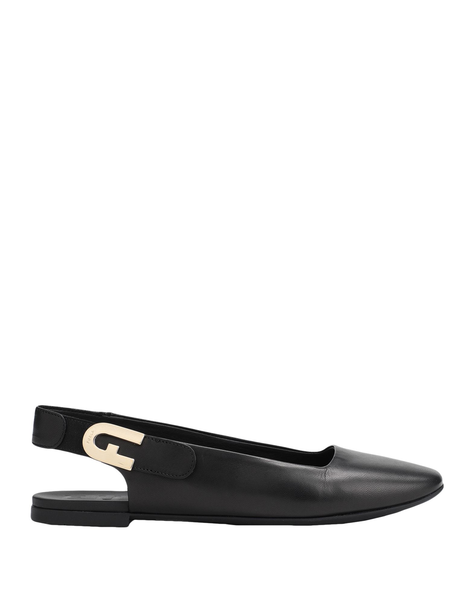 Furla Ballet Flats In Black