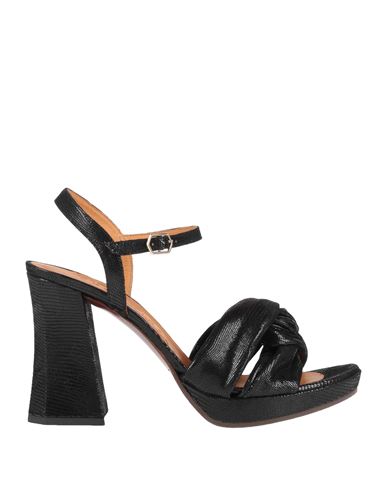 Chie Mihara Woman Sandals Black Size 6 Soft Leather