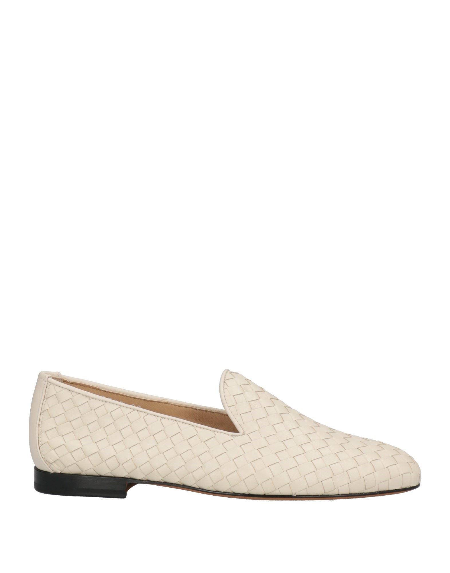Shop Doucal's Woman Loafers Cream Size 8 Soft Leather In White