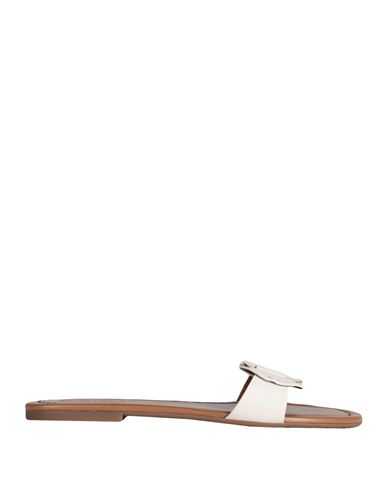 Shop See By Chloé Woman Sandals Ivory Size 8 Calfskin In White