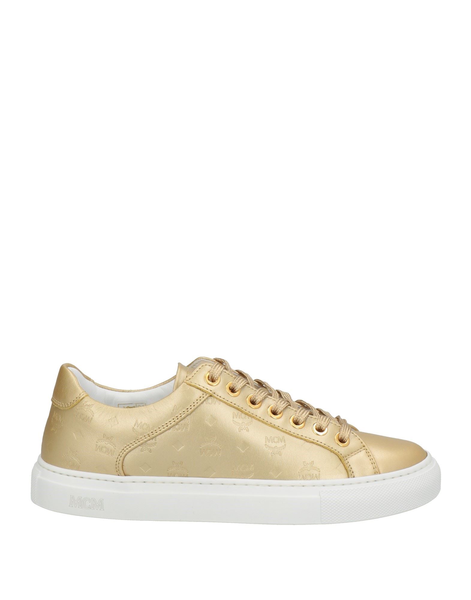 Mcm Sneakers In Gold | ModeSens