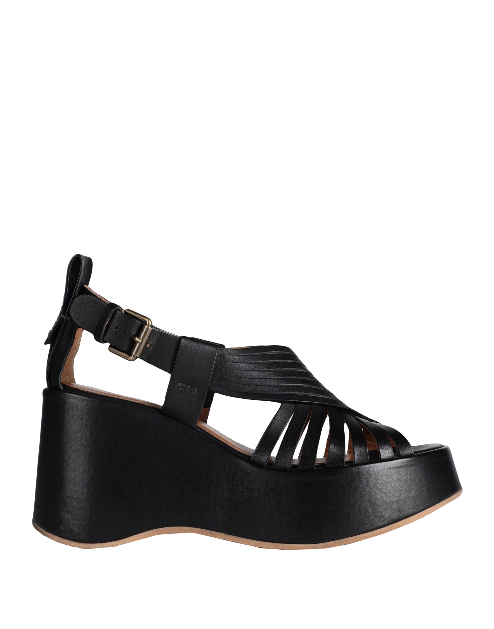 Shop See By Chloé Woman Sandals Black Size 8 Calfskin