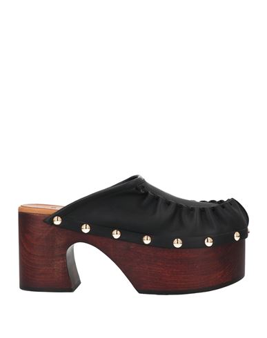 Shop Marni Woman Mules & Clogs Black Size 8 Soft Leather