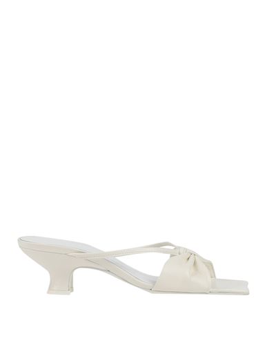 By Far Woman Sandals White Size 6 Soft Leather