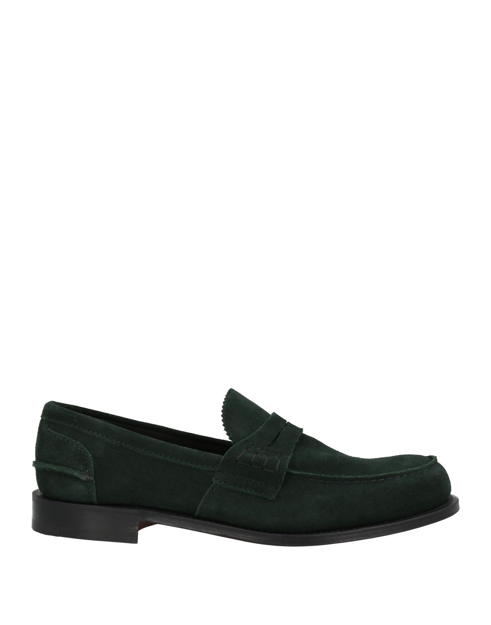 CHURCH'S CHURCH'S MAN LOAFERS DARK GREEN SIZE 12 SOFT LEATHER