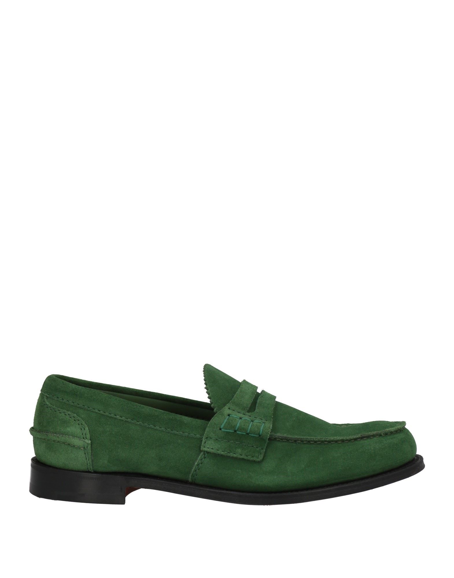 Church's Man Loafers Green Size 7.5 Soft Leather