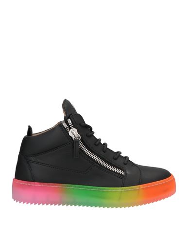 Giuseppe Zanotti Woman Sneakers Black Size 10 Soft Leather