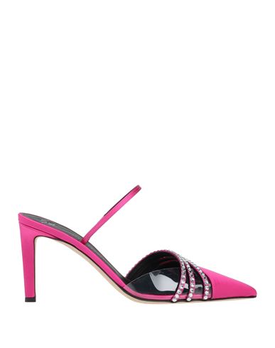 Giuseppe Zanotti Woman Pumps Fuchsia Size 10.5 Textile Fibers In Pink