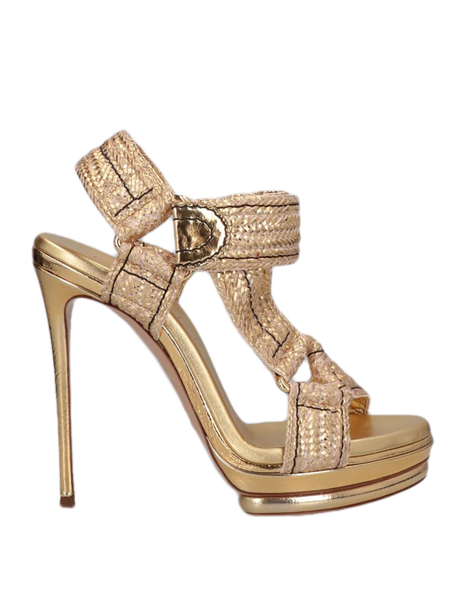 Casadei Sandals In Gold | ModeSens