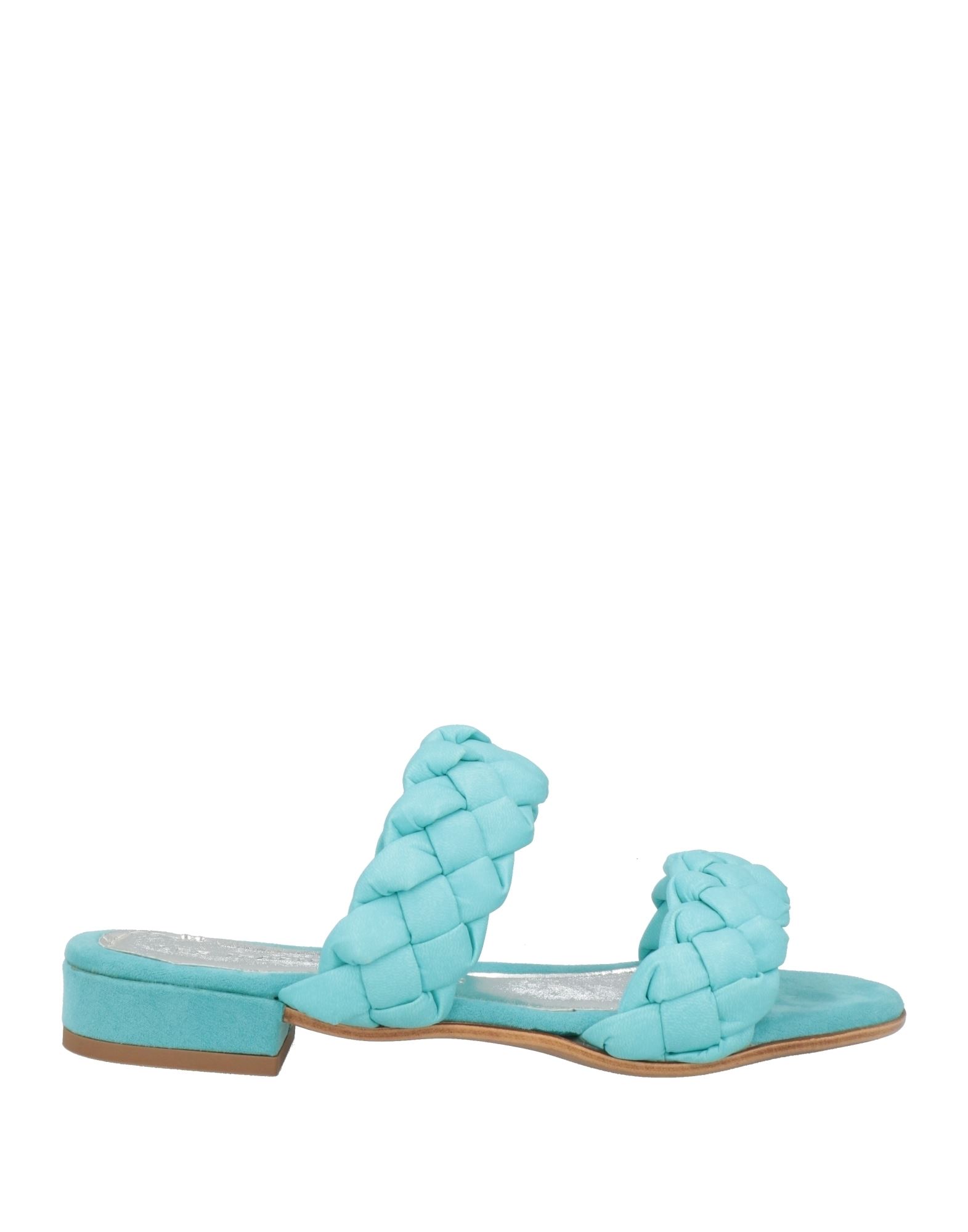 Les Italiennes Sandals In Turquoise