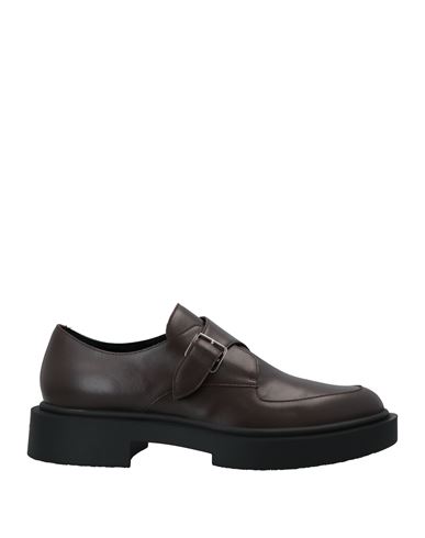 Giuseppe Zanotti Man Loafers Dark Brown Size 12 Soft Leather